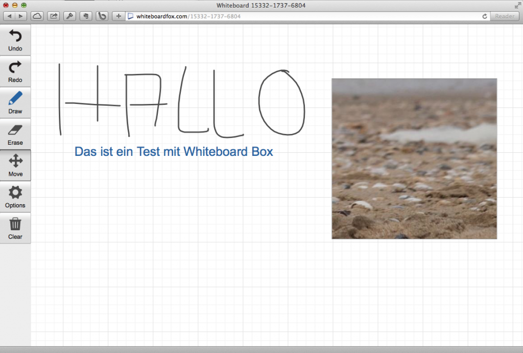 Whiteboard Box im Einsatz (Foto: Screenshot)