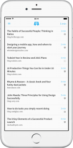 Short zeigt in Pocket gespeicherte Beiträge, die in wenigen Minuten gelesen sind (Foto: Short)