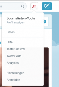 Im Account-Menü steht ein direkter Link auf Analytics (Foto: Screenshot)